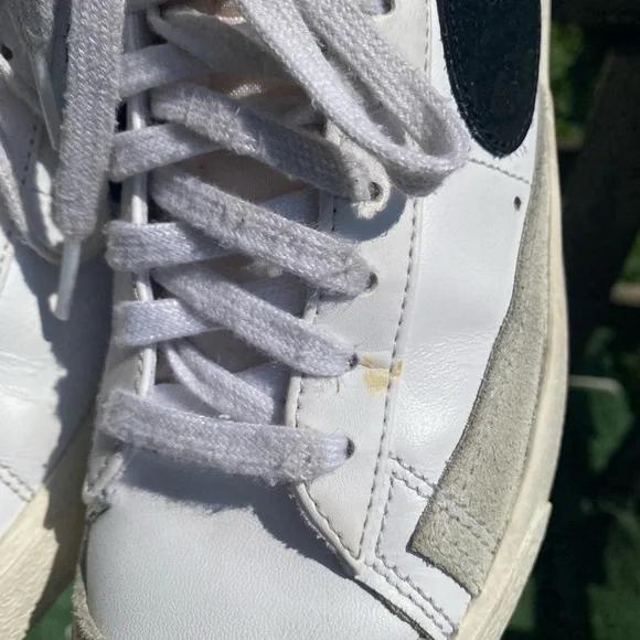 Nike Blazers Women's White and Black High-Top Sneakers - Picture 6 of 8